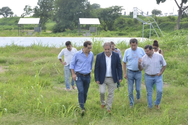 Alberto Bernis visitó el predio de la Asociación del Personal Legislativo de Jujuy