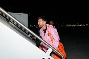 El Inter de Miami de Messi viajó a Arabia Saudita para su pretemporada