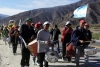 Sikuris que peregrinan a Punta Corral reciben ayuda oficial