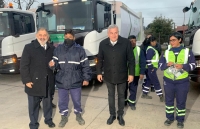 Girsu: Municipio de Capital recibió 4 camiones y 100 contenedores