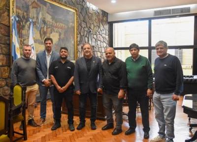 Bernis recibi&oacute; al secretario de Trabajo y al dirigente nacional del SOEME
