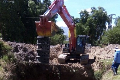 Agua Potable trabaja en obras de captaci&oacute;n de agua para Humahuaca