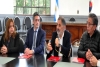 Firma de convenios por pr&aacute;cticas profesionales