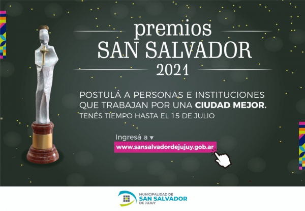 Contin&uacute;an abiertas las postulaciones a los "Premios San Salvador&rdquo;