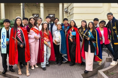 FNE. Visita de la delegaci&oacute;n de Embajadoras y Pajes del Departamento de Tilcara