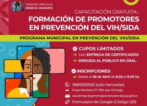 Capacitaci&oacute;n gratuita para Promotores en Prevenci&oacute;n de VIH/SIDA