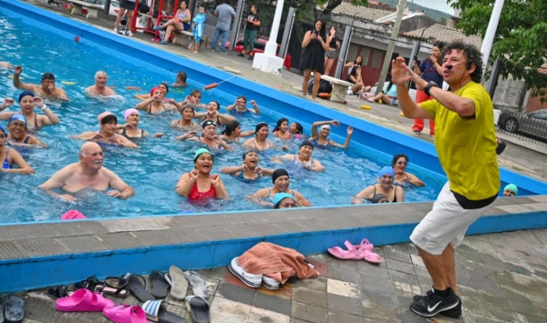 Clases de aquagym y actividades recreativas