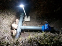 Agua Potable realiz&oacute; obras en Los Alisos