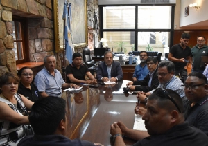 Bernis recibió a dirigentes de la CGT Ubaldini