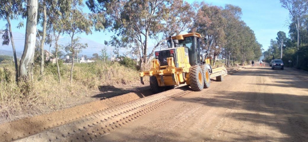 Tramo final de primeras obras de reparaci&oacute;n de RP 56