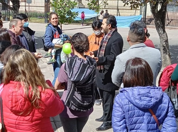Antivacunas de Jujuy se manifestaron en rechazo a la obligatoriedad