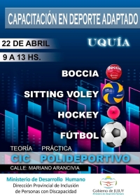 Capacitaci&oacute;n en Deporte Adaptado en la Quebrada