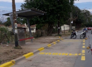 Reparan refugios y paradas de colectivos