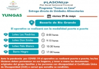 Entregan "Comer en casa" en El Fuerte y R&iacute;o Grande