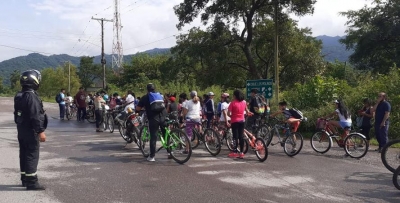 GRAN BICICLETEADA A BARRIO LOS MOLINOS