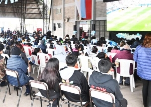 Muni Fan Fest hizo vibrar a Alto Comedero con el triunfo de la Selección Argentina