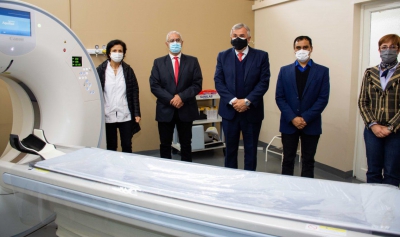 Inauguraron equipo de tomografía para el hospital San Roque