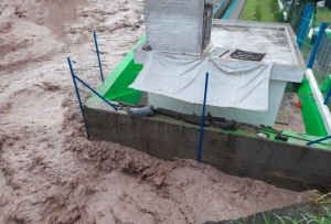 Las lluvias afectaron las tomas de agua potable