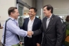 Carlos Sadir dio la bienvenida al "Primer Turista 2024"