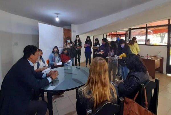 Unju y Municipio firman convenio por pr&aacute;cticas sociales