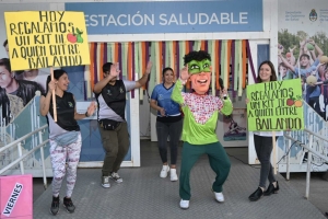 Exitosa jornada de promoci&oacute;n de h&aacute;bitos saludables en Estaci&oacute;n Saludable