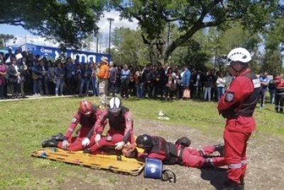 Simulacro de evacuaci&oacute;n en el Complejo Ministerial