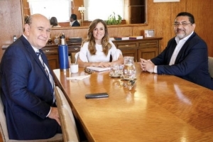Rub&eacute;n Rivarola se reuni&oacute; con la Ministra Tolosa Paz