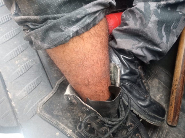 Heridos y maquinaria da&ntilde;ada en Campo Verde