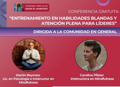 El viernes 12 Entrenamiento en habilidades para l&iacute;deres