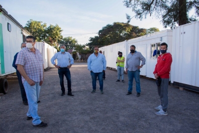 Morales: &ldquo;El hospital de campa&ntilde;a de Perico est&aacute; pr&aacute;cticamente listo&rdquo;