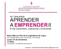 INVITAN A NUEVA JORNADA GRATUITA SOBRE EMPRENDEDURISMO