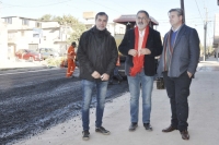 Inici&oacute; la pavimentaci&oacute;n de la avenida Yuto