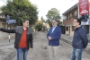 Vecinos de la calle Chubut de Huaico se sumaron al programa de obras mixtas