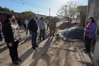 Morales se reuni&oacute; en Pampa Blanca con el COE local