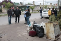 Desmalezamiento y descacharrado en Bicentenario y Tupac Amaru