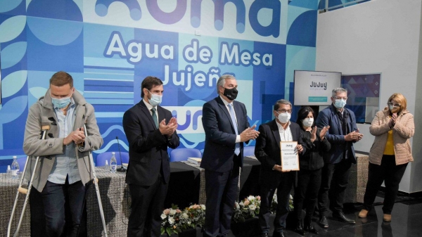 Agua "Xuma" obtuvo el Sello Origen Jujuy