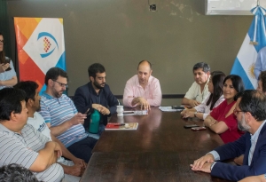 EDILES SE REUNIERON CON EL SINDICATO DE CAMIONEROS
