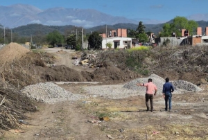 Alto Comedero: iniciaron obras para un nuevo puente alcantarilla
