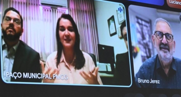 7&deg; Foro del Corredor Bioce&aacute;nico. Jorge mantuvo una reuni&oacute;n con el alcalde de Campo Grande