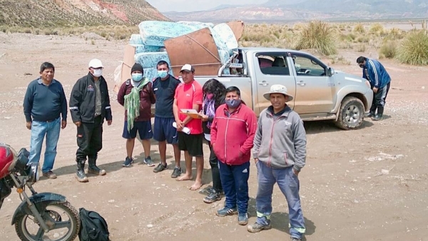 Asisten a damnificados por temporal en Cusi-Cusi