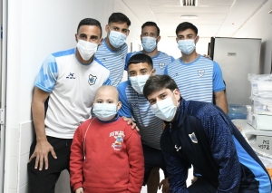 El corazón albiceleste latió con fuerza en el Materno Infantil