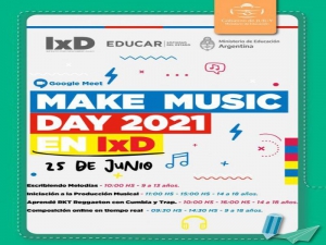 Invitan a j&oacute;venes a participar del Festival Make Music Day