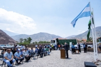 Morales puso en marcha obras de seguridad h&iacute;drica en Purmamarca