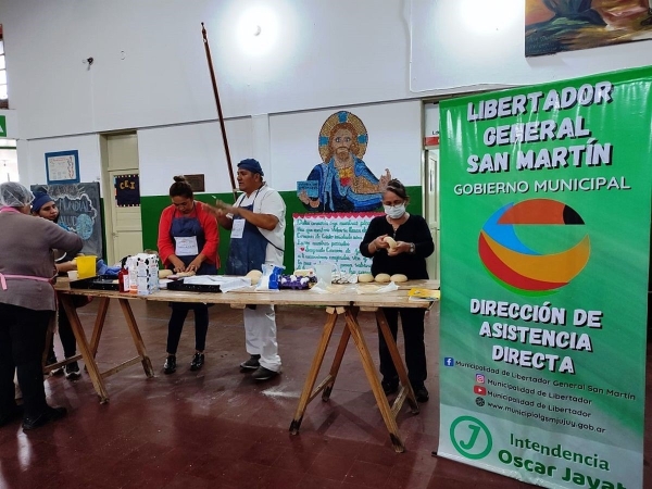 Talleres para comedores y CAF de Libertador