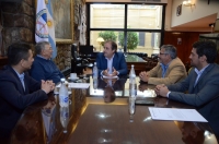 Bernis recibi&oacute; al presidente de la C&aacute;mara de Comercio Exterior