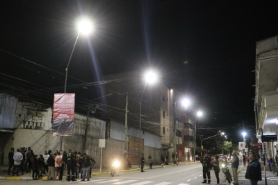 Renovada iluminación en barrio Chijra