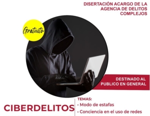 Disertación sobre prevención de ciberdelitos y estafas digitales
