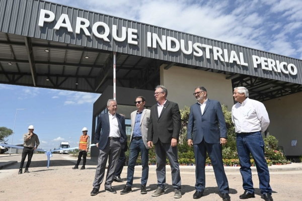 El intendente Jorge presente en la inauguraci&oacute;n del Parque Industrial en Perico