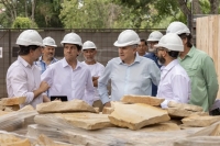 Gerardo Morales y Carlos Sadir recorrieron las obras del Centro Lola Mora y Cabildo Hist&oacute;rico