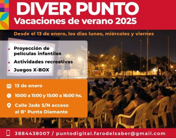 Diver Punto: Actividades Veraniegas para Ni&ntilde;os